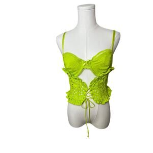 For Love & Lemons Sadie Corset Top Medium   (B10253)